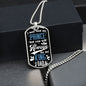 You Will Always Be My KIng DAD! Dog Tag!