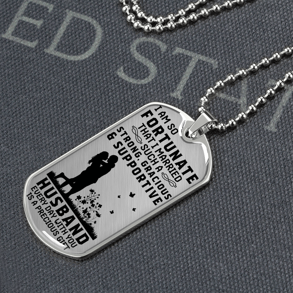 To My Husband! Dog Tag!