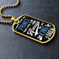 You Will Always Be My KIng DAD! Dog Tag!