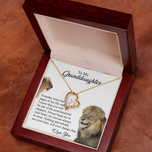 To My Grandmother! Heart Necklace