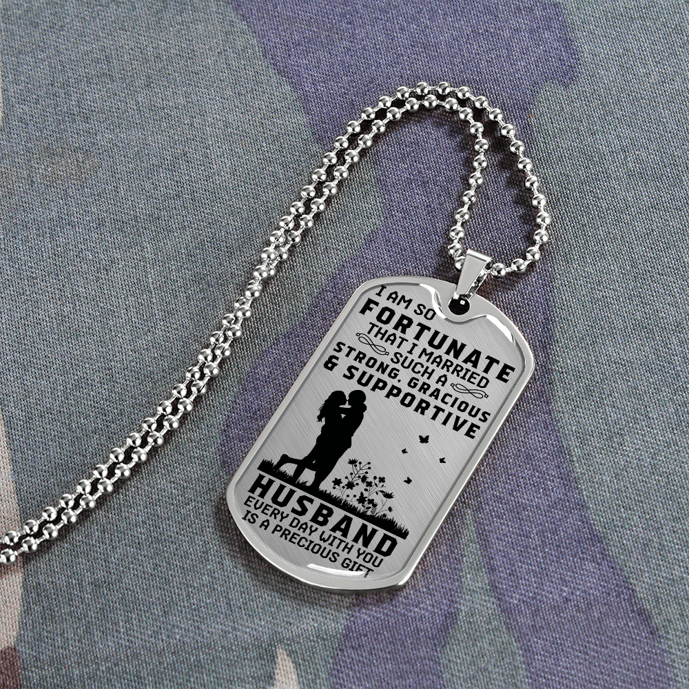 To My Husband! Dog Tag!