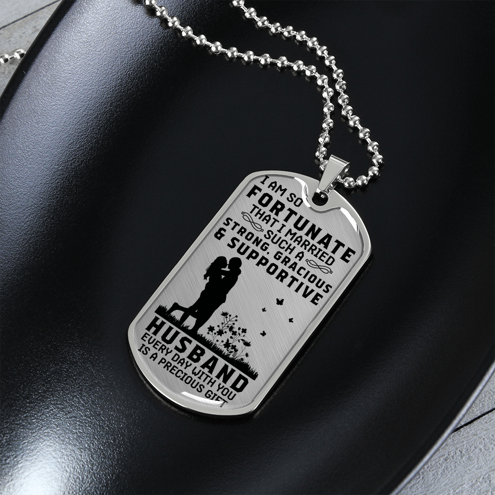 To My Husband! Dog Tag!