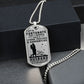 To My Husband! Dog Tag!