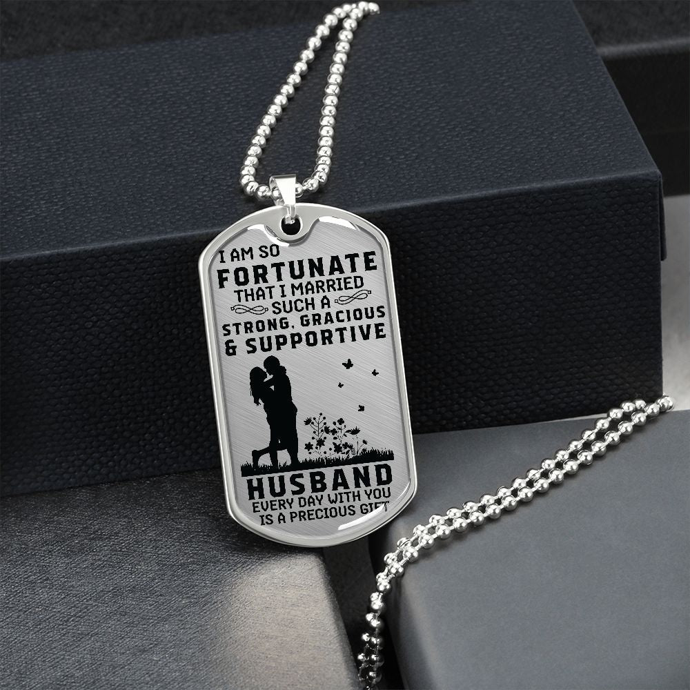 To My Husband! Dog Tag!