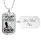 To My Husband! Dog Tag!