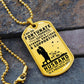 To My Husband! Dog Tag!
