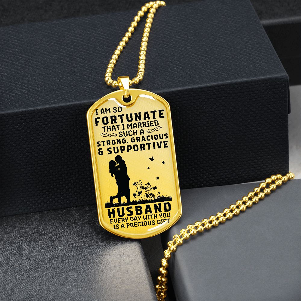 To My Husband! Dog Tag!